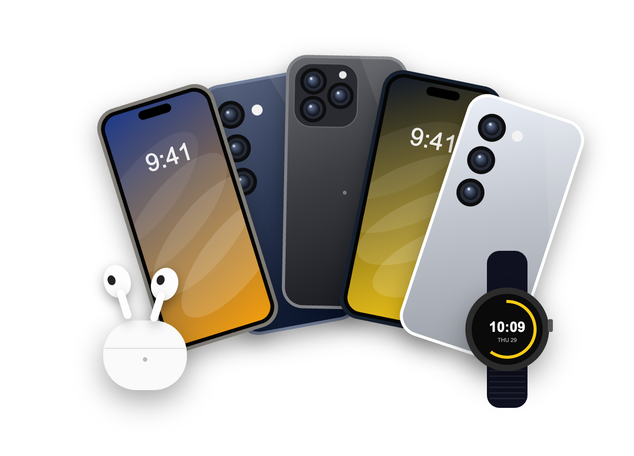 Phones and accessories at EZee Apple Store